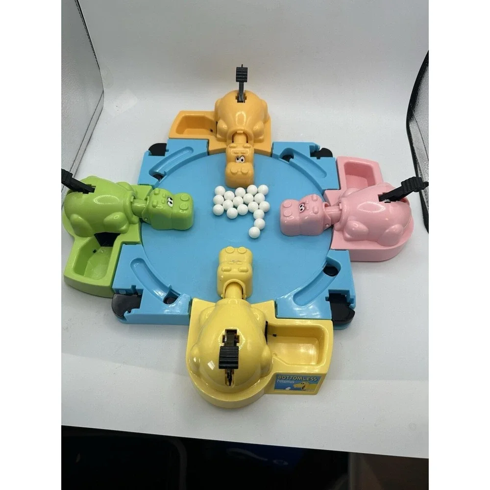 VINTAGE Hungry Hungry Hippos Game 100% COMPLETE Milton Bradley 2005